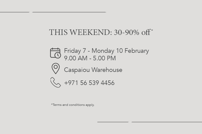 Caspaiou Warehouse Sale